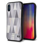 iPhone X スマホケース 「SEA Grip」 グリップケース Sライン 【MG801 くすみブルー】 UV印刷