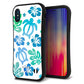 iPhone X スマホケース 「SEA Grip」 グリップケース Sライン 【SC880 ハワイアンアロハホヌ ブルー】 UV印刷