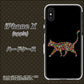 iPhone X 高画質仕上げ 背面印刷 ハードケース【406 カラフルキャット】