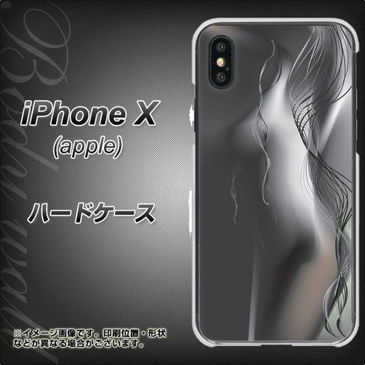 iPhone X 高画質仕上げ 背面印刷 ハードケース【566 ボディウォール】