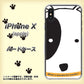 iPhone X 高画質仕上げ 背面印刷 ハードケース【IA800 わんこ】