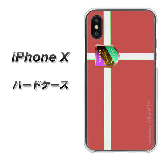 iPhone X 高画質仕上げ 背面印刷 ハードケース【YC934 アバルト05】