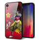 iPhone XR 強化ガラス＆TPUスマホケース ガラプリ【AB806 前田慶次 イラストと家紋】