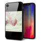 iPhone XR 強化ガラス＆TPUスマホケース ガラプリ【KM875 カップル】