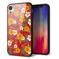 iPhone XR 強化ガラス＆TPUスマホケース ガラプリ【SC885 ハワイアンアロハレトロ（レッド）】