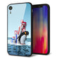 iPhone XR 強化ガラス＆TPUスマホケース ガラプリ【XA805  人気者は辛い…】