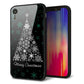 iPhone XR 強化ガラス＆TPUスマホケース ガラプリ【XA808  聖なるツリー】