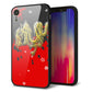 iPhone XR 強化ガラス＆TPUスマホケース ガラプリ【YC901 和竜02】