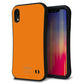 iPhone XR スマホケース 「SEA Grip」 グリップケース Sライン 【KM906 ポップカラー(オレンジ)】 UV印刷