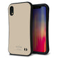 iPhone XR スマホケース 「SEA Grip」 グリップケース Sライン 【KM928 くすみカラー ベージュ】 UV印刷