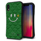 iPhone XR スマホケース 「SEA Grip」 グリップケース Sライン 【KM936 スマイル スター グリーン 】 UV印刷