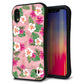 iPhone XR スマホケース 「SEA Grip」 グリップケース Sライン 【SC882 ハワイアンアロハレトロ ピンク】 UV印刷