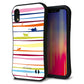 iPhone XR スマホケース 「SEA Grip」 グリップケース Sライン 【YA893 ストライプネコ02】 UV印刷