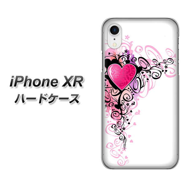 iPhone XR 高画質仕上げ 背面印刷 ハードケース【007 スタイリッシュハート】