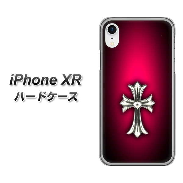 iPhone XR 高画質仕上げ 背面印刷 ハードケース【249 クロスレッド】