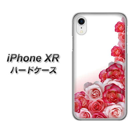 iPhone XR 高画質仕上げ 背面印刷 ハードケース【299 薔薇の壁】