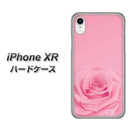 iPhone XR 高画質仕上げ 背面印刷 ハードケース【401 ピンクのバラ】