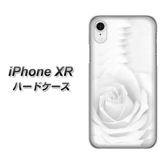 iPhone XR 高画質仕上げ 背面印刷 ハードケース【402 ホワイトＲｏｓｅ】