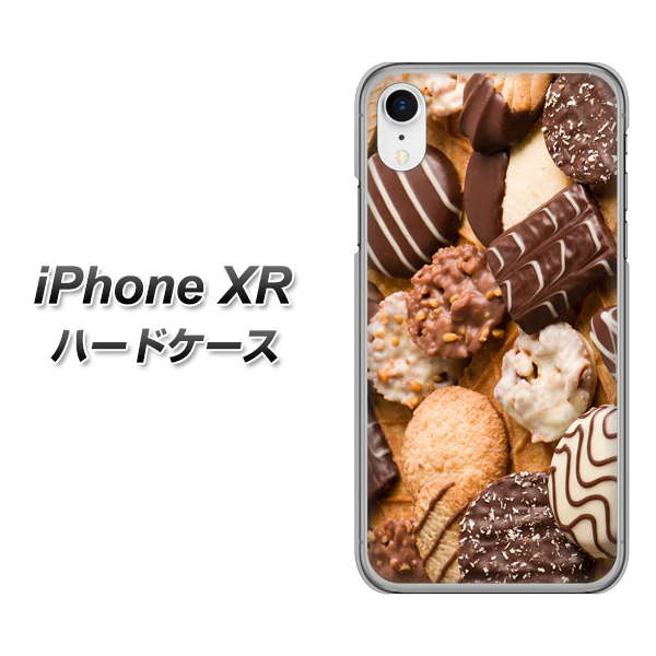 iPhone XR 高画質仕上げ 背面印刷 ハードケース【442 クッキー mix】