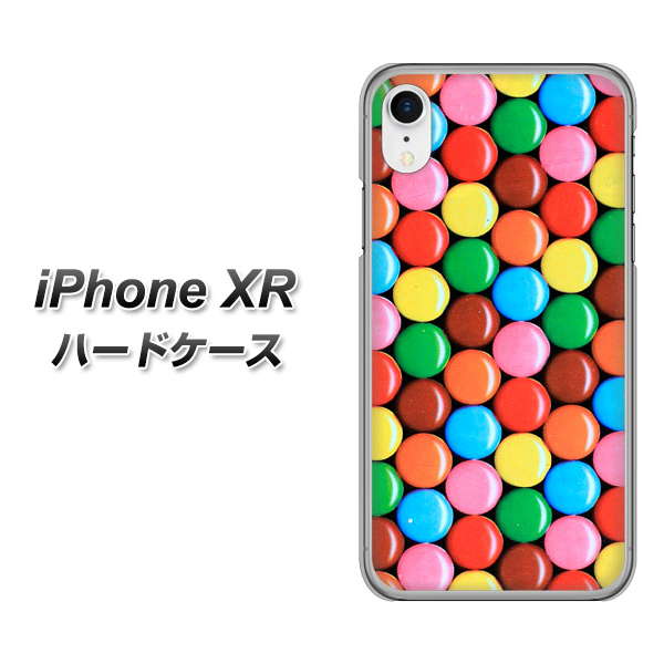 iPhone XR 高画質仕上げ 背面印刷 ハードケース【448 マーブルチョコ】