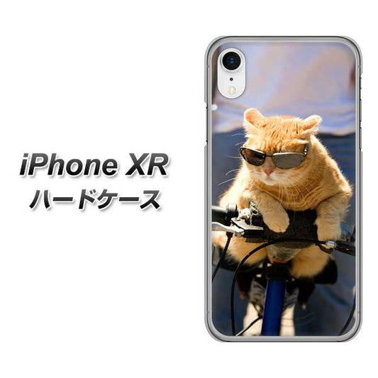 iPhone XR 高画質仕上げ 背面印刷 ハードケース【595 にゃんとサイクル】