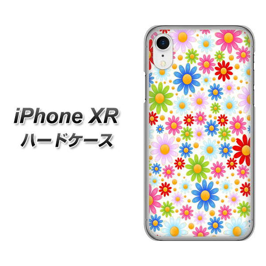 iPhone XR 高画質仕上げ 背面印刷 ハードケース【606 マーガレット】