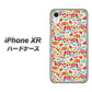 iPhone XR 高画質仕上げ 背面印刷 ハードケース【777 マイクロリバティプリントWH】