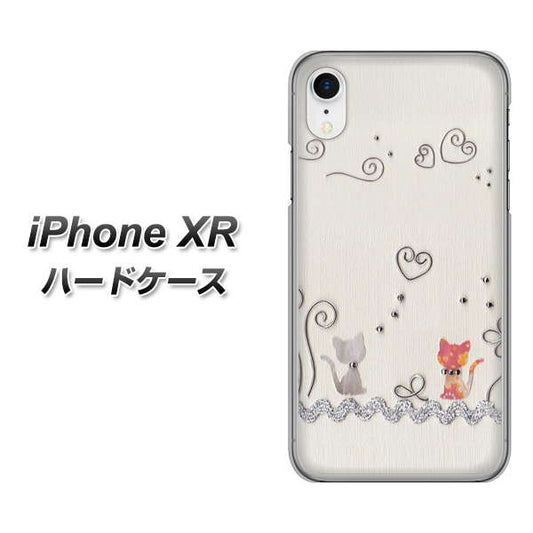 iPhone XR 高画質仕上げ 背面印刷 ハードケース【1103 クラフト写真ネコ】