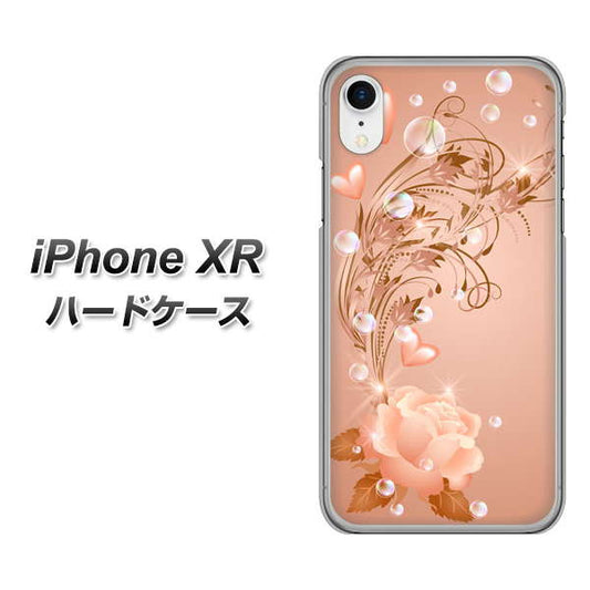 iPhone XR 高画質仕上げ 背面印刷 ハードケース【1178 ラブリーローズ】
