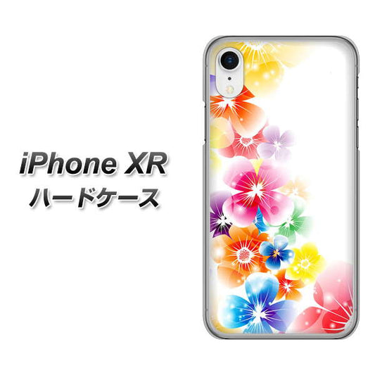 iPhone XR 高画質仕上げ 背面印刷 ハードケース【1209 光と花】