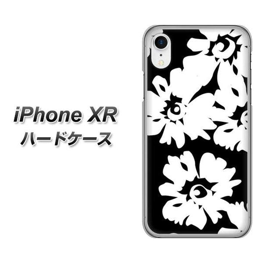 iPhone XR 高画質仕上げ 背面印刷 ハードケース【1215 モダンフラワー】