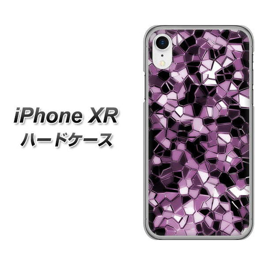 iPhone XR 高画質仕上げ 背面印刷 ハードケース【EK837 テクニカルミラーパープル】