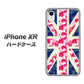 iPhone XR 高画質仕上げ 背面印刷 ハードケース【EK894 ユニオンジャックフラワー】