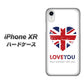 iPhone XR 高画質仕上げ 背面印刷 ハードケース【SC803 ユニオンジャック ハートビンテージ】