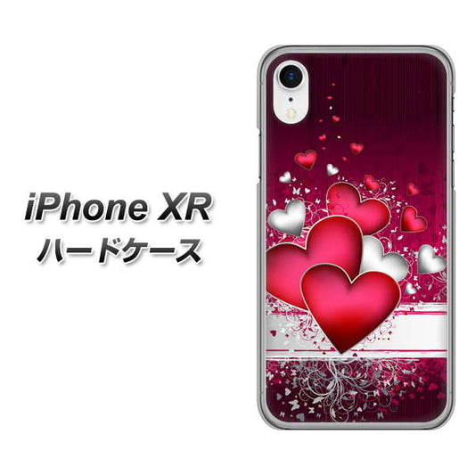 iPhone XR 高画質仕上げ 背面印刷 ハードケース【VA835 ハートの息吹】