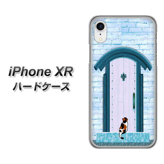 iPhone XR 高画質仕上げ 背面印刷 ハードケース【YA953 石ドア03 素材クリア】