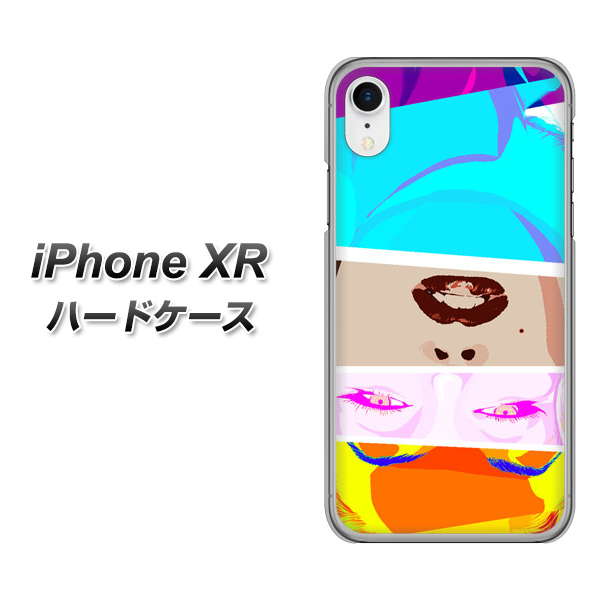 iPhone XR 高画質仕上げ 背面印刷 ハードケース【YJ211 マリリンモンローデザイン（D）】