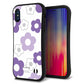 iPhone XS スマホケース 「SEA Grip」 グリップケース Sライン 【SC925 デイジー パープル】 UV印刷