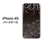 iPhone XS 高画質仕上げ 背面印刷 ハードケース【327 薔薇とダイヤモンド】