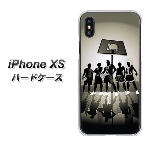 iPhone XS 高画質仕上げ 背面印刷 ハードケース【389 クールバスケ】