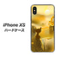 iPhone XS 高画質仕上げ 背面印刷 ハードケース【400 たそがれの猫】