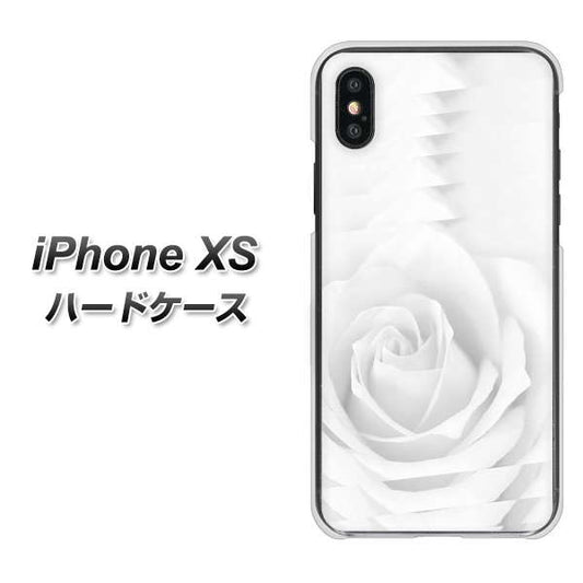 iPhone XS 高画質仕上げ 背面印刷 ハードケース【402 ホワイトＲｏｓｅ】