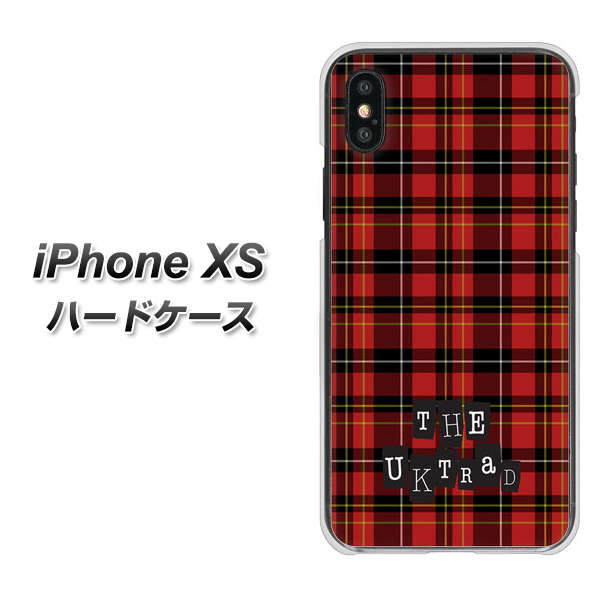 iPhone XS 高画質仕上げ 背面印刷 ハードケース【547 THEチェック】