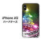 iPhone XS 高画質仕上げ 背面印刷 ハードケース【722 レインボークリスマス】