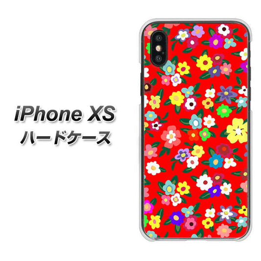 iPhone XS 高画質仕上げ 背面印刷 ハードケース【780 リバティプリントRD】