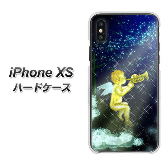 iPhone XS 高画質仕上げ 背面印刷 ハードケース【1248 天使の演奏】