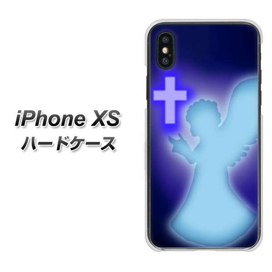 iPhone XS 高画質仕上げ 背面印刷 ハードケース【1249 祈りを捧げる天使】