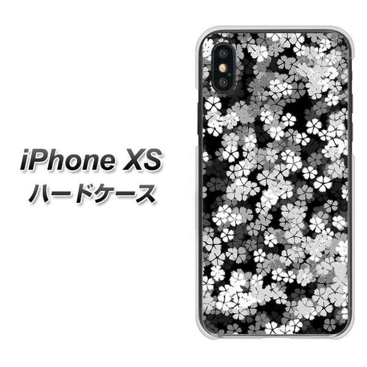 iPhone XS 高画質仕上げ 背面印刷 ハードケース【1332 夜桜】