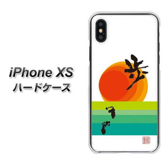 iPhone XS 高画質仕上げ 背面印刷 ハードケース【OE809 歩ム】