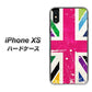 iPhone XS 高画質仕上げ 背面印刷 ハードケース【SC806 ユニオンジャック ピンクビンテージ】